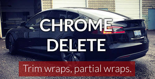 Chrome delete wrap Toronto