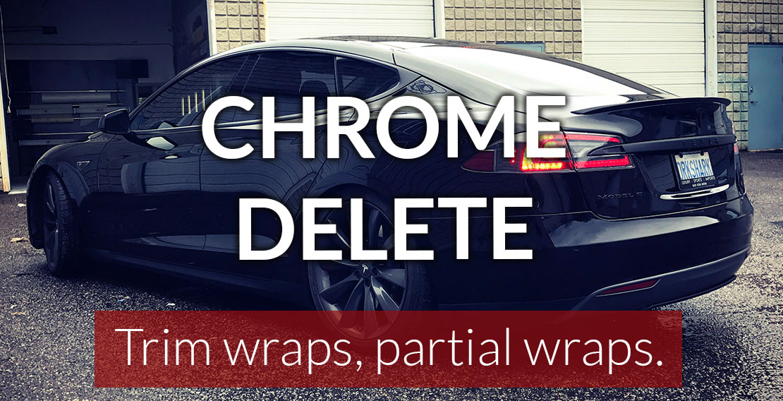 Chrome window trim delete/wrap..just do it, the car should have