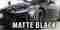 Matte black car wraps